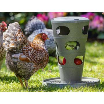 Beeztees Chicken Feeding Tower 30x30x36 cm Grey