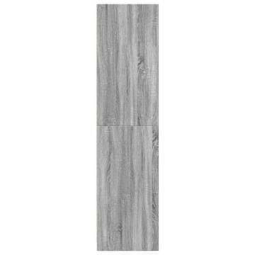  Wardrobe Grey Sonoma 100x50x200 cm Engineered Wood