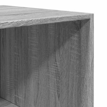  Wardrobe Grey Sonoma 100x50x200 cm Engineered Wood