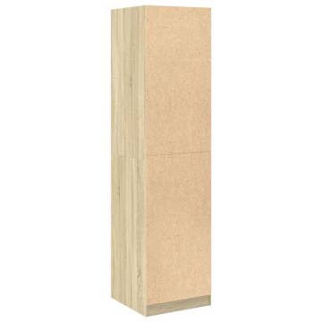  Wardrobe Sonoma Oak 50x50x200 cm Engineered Wood