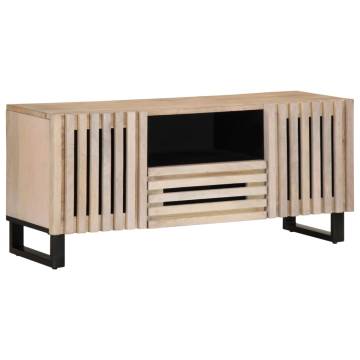  TV Cabinet 100x34x46 cm Solid Wood Mango