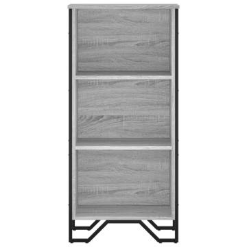  Bookcase Grey Sonoma 50x31x106 cm Engineered Wood