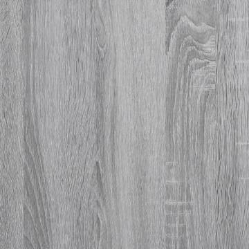  Bookcase Grey Sonoma 50x31x106 cm Engineered Wood