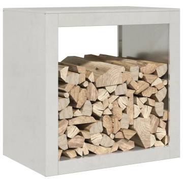  Firewood Rack 60x40x60 cm Stainless Steel