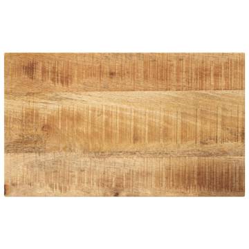  Table Top 60x20x2.5 cm Rectangular Solid Wood Rough Mango