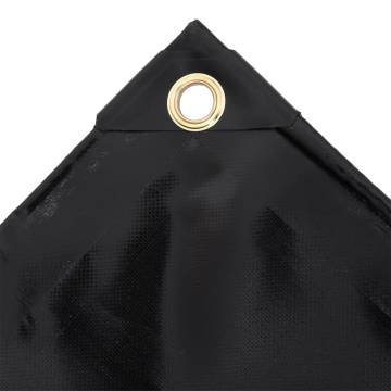 Tarpaulin 650 g/m² 2x3 m Black