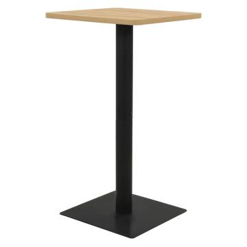  Bistro Table Oak Colour 50x50x107 cm