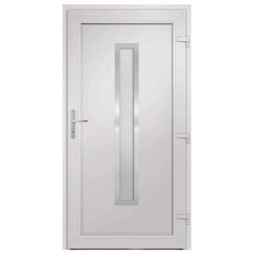  Front Door Anthracite 108x200 cm PVC