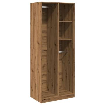  Wardrobe Artisian Oak 80x50x200 cm Engineered Wood