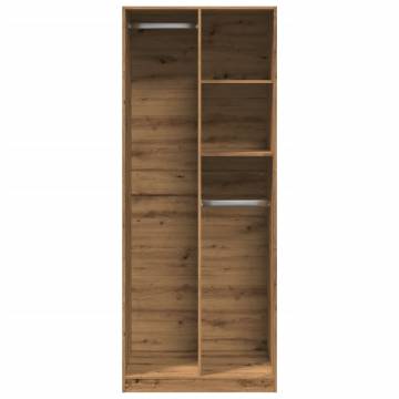  Wardrobe Artisian Oak 80x50x200 cm Engineered Wood