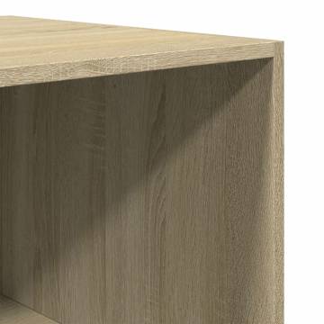  Wardrobe Sonoma Oak 80x50x200 cm Engineered Wood