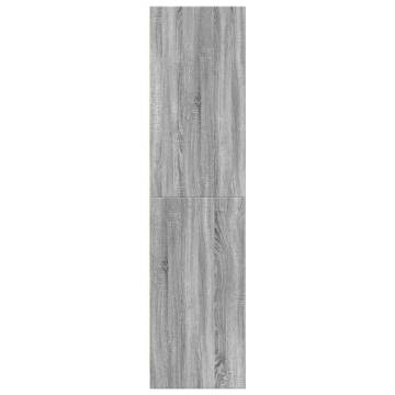  Wardrobe Grey Sonoma 30x50x200 cm Engineered Wood