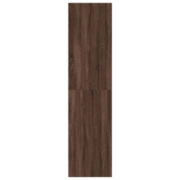  Wardrobe Brown Oak 80x50x200 cm Engineered Wood