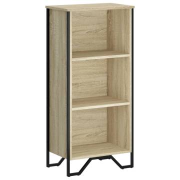  Bookcase Sonoma Oak 50x31x106 cm Engineered Wood