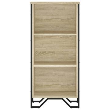  Bookcase Sonoma Oak 50x31x106 cm Engineered Wood