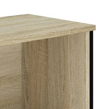  Bookcase Sonoma Oak 50x31x106 cm Engineered Wood