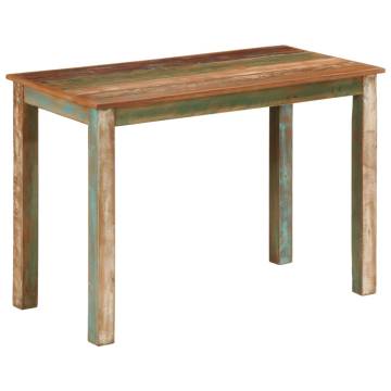  Dining Table 110x55x76 cm Solid Wood Reclaimed