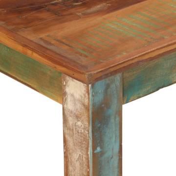  Dining Table 110x55x76 cm Solid Wood Reclaimed