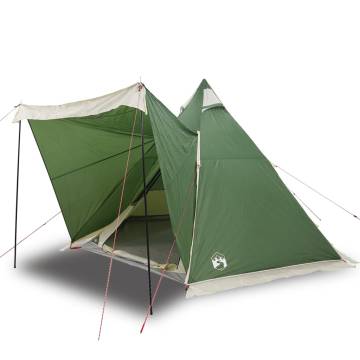  Family Tent Tipi 6-Person Green Waterproof