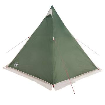  Family Tent Tipi 6-Person Green Waterproof