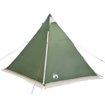  Family Tent Tipi 6-Person Green Waterproof