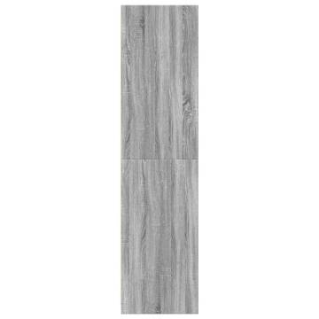  Wardrobe Grey Sonoma 30x50x200 cm Engineered Wood