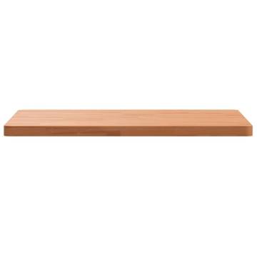 Table Top 60x60x2.5 cm Square Solid Wood Beech