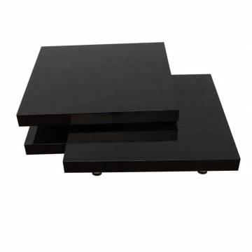  Coffee Table 3 Tiers High Gloss Black