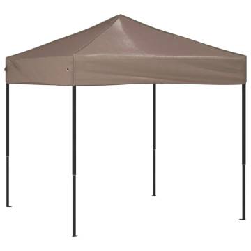  Folding Party Tent Taupe 2x2 m