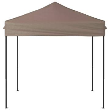  Folding Party Tent Taupe 2x2 m