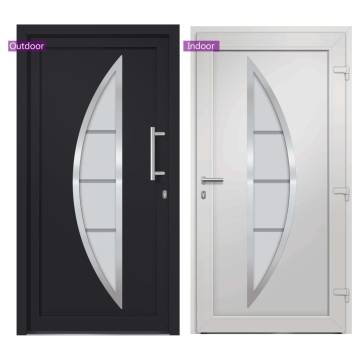  Front Door Anthracite 108x200 cm