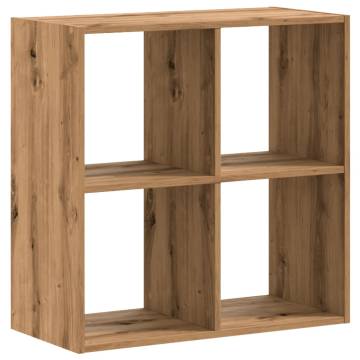  Bookcase Artisian Oak 68.5x32x68.5 cm Engineered Wood