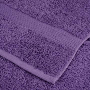  Premium Shower Towels SOLUND 4 pcs Purple 70x140 cm 600 gsm