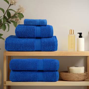  Premium Sauna Towels SOLUND 2pcs Blue 80x200cm 600gsm