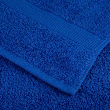  Premium Sauna Towels SOLUND 2pcs Blue 80x200cm 600gsm