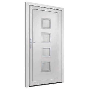  Front Door White 98x208 cm PVC