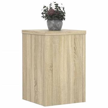  Plant Stands 2 pcs Sonoma Oak 20x20x30 cm Engineered Wood