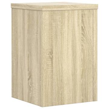  Plant Stands 2 pcs Sonoma Oak 20x20x30 cm Engineered Wood