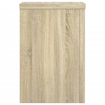  Plant Stands 2 pcs Sonoma Oak 20x20x30 cm Engineered Wood