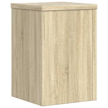  Plant Stands 2 pcs Sonoma Oak 20x20x30 cm Engineered Wood