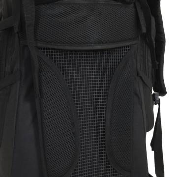  Hiking Backpack Black 100 L Oxford Fabric