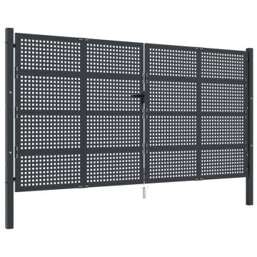  Garden Gate Anthracite 400x250 cm Steel