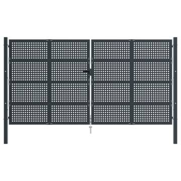  Garden Gate Anthracite 400x250 cm Steel