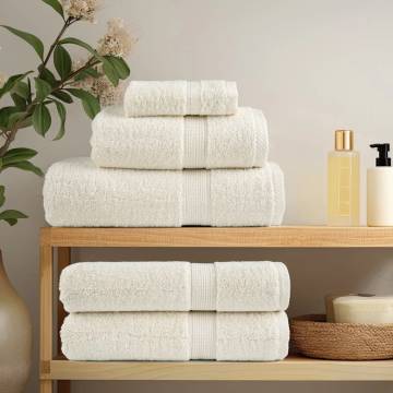  Premium Towels SOLUND 2 pcs Cream 100x200 cm 600 gsm