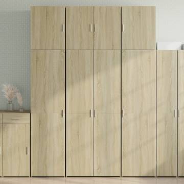  Highboard Sonoma Oak 80x42.5x249 cm Engineered Wood