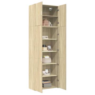  Highboard Sonoma Oak 80x42.5x249 cm Engineered Wood