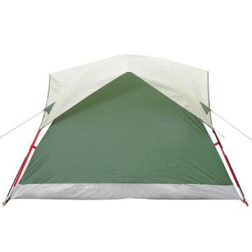  Camping Tent Cabin 4-Person Green Waterproof