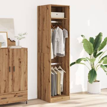  Wardrobe Artisian Oak 50x50x200 cm Engineered Wood