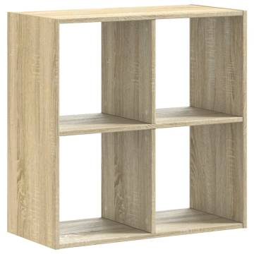  Bookcase Sonoma Oak 68.5x32x68.5 cm Engineered Wood