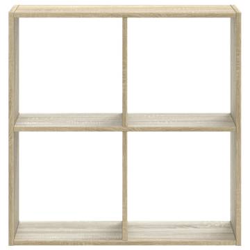  Bookcase Sonoma Oak 68.5x32x68.5 cm Engineered Wood